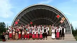 Performers of the local festival "Jööri Folk" in 2013.