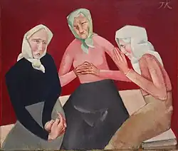 Three Old Ladies, 1916 Jēkabs Kazaks (1895 - 1920)