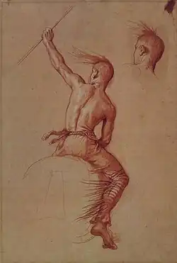 Indien à cheval (Indian on horseback)