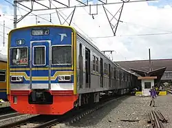 Set 06 operated by KRL Jabotabek in Jakarta, Indonesia in March 2011