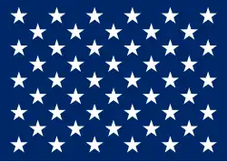 Naval jack of the United States, also flown by other federal government and civilian ships