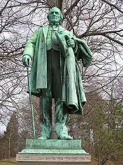 James Beardsley Monument at Beardsley Park in Bridgeport