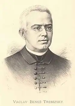 Portrait of Třebízský by Jan Vilímek