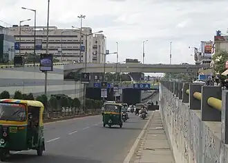 Jayadeva Junction before demolition for the metro station