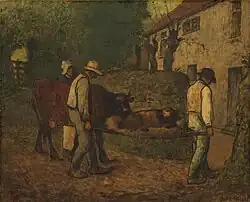 Bringing home the calf born in the fields, c. 1860, Princeton University Art Museum