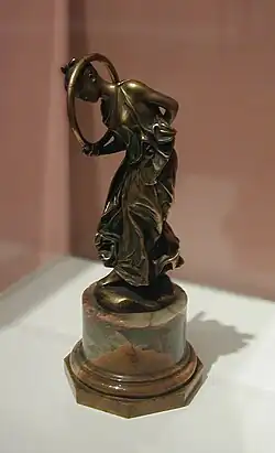 Hoop Dancer (before 1895) by Jean-Léon Gérôme; seen in his painting The Artist and His Model