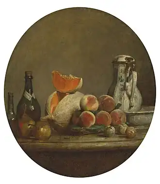 The Sliced Melon by Jean Siméon Chardin