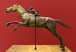 Late Hellenistic bronze of a mounted jockey, National Archaeological Museum, Athens