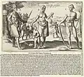 Inhabitants of Cape Lopez, illustration by Johann Theodor de Bry for Pieter de Marees, 1602