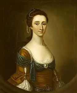 Portrait of Elizabeth Clark, his grandson William Blathwayt's second wife by John Astley, between c. 1760 and c. 1780