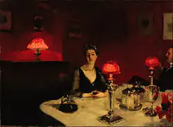 The Dinner Table (Mr. and Mrs. Albert Vickers), 1884