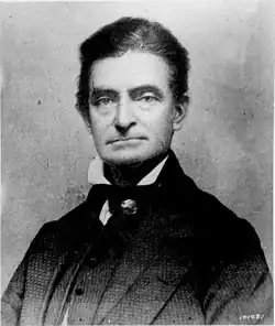 John Brown, an abolitionist who advocated armed insurrection to overthrow the institution of slavery. He organized the Pottawatomie massacre (1856) and was later executed for leading an unsuccessful 1859 raid on Harpers Ferry, West Virginia.