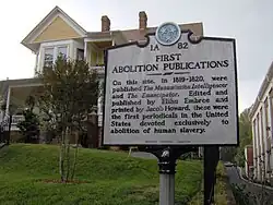 THC marker recalling abolitionist publications