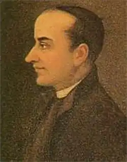 Image 25José Matías Delgado y de León listed as the intellectual leader of the independence movement; Delgado was defined as influential, skillful, and intelligent, he started the revolutionary movements against the Spanish crown. (from History of Central America)
