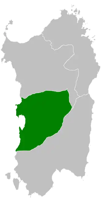 Map of the state's borders (not permanent)