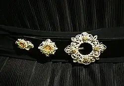 Three-part belt of a female Bregenz Forest costume