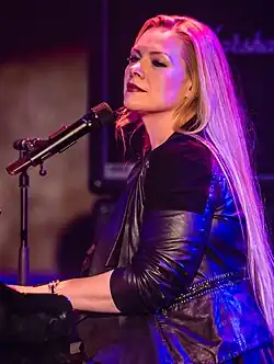 Somerville performing with Avantasia in 2016