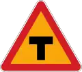 T-shaped intersection