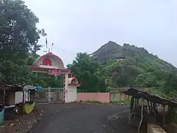 Kadya Dungar hill from Udasin Akhada ashram