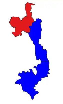 Location in Kalaw district