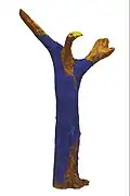 Conductor, 2009 colored wood, height 112 cm MNMA, Jagodina