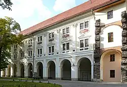 Abbey building, now the Polish state archive