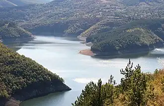A view of the reservoir