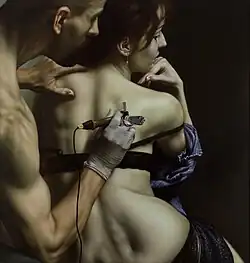 Karel Balcar, T2, oil on canvas, 187x178 cm, 2010