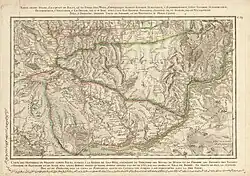 Map by cartographer Giovanni Antonio Rizzi-Zannoni, 1772