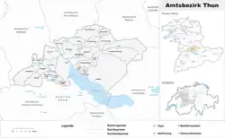 Location of Thun District