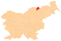 Location of the Municipality of Podvelka in Slovenia