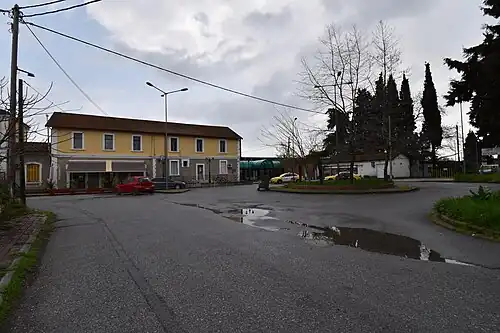 The exterior of the station