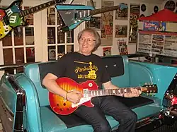 Keith with guitar, 2013