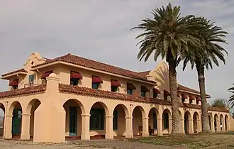 Kelso Hotel and Depot in the Mojave Desert, Southern California (1923)