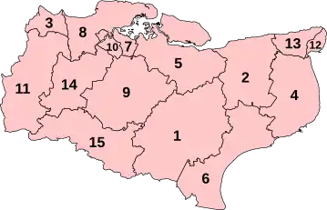 Parliamentary constituencies in Kent (1974–1983)