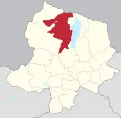 Renchinlhümbe District in Khövsgöl Province