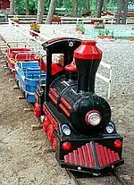 Kiddie train ride