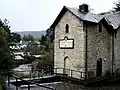 Breadalbane Visitor Centre, now Killin Water Mill, looking south east across the Falls of Dochart.
