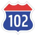 Expressway No.102 shield}}