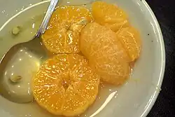 Milgam hwachae, mandarin orange punch.