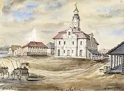 Krāslava Town Hall in 1875–1876