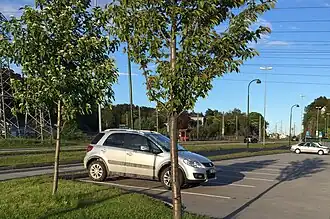 Parking lot with Elisenhøy