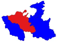 Location in Kyaukme district