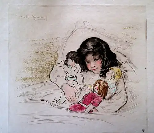 L'oreiller aux poupées (1913) British Museum