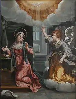 Annunciation, 1610, Mexico