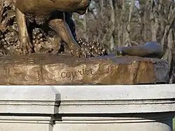 An inscription reading "courtet de Lyon 1849"