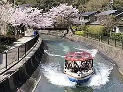 Lake Biwa Canal Cruise at Yamashina, Spring 2021