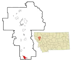 Location of Arlee, Montana