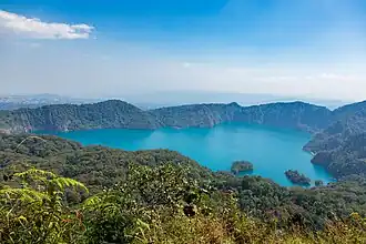Lake Ngozi is the second largest crater lake in Africa. It can be found near Tukuyu, a small town in the highland Rungwe District, Mbeya Region.