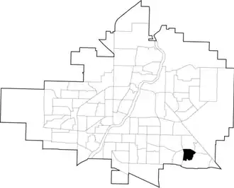 Lakewood Urban Centre location map